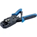 Schwaiger Universal-Crimpzange Kabelwerkzeug für RJ11, RJ12, RJ45, 4P4C & 4P2C