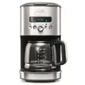 Solis Filterkaffeemaschine 1,8 Liter, für 12-18 Tassen, Warmhaltefunktion, Timer - Schwarz/Silber/Transparent