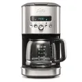 Solis Aroma Brewer Filterkaffeemaschine, Kleine Kaffeemaschine mit Timer, Aromawahlschalter und Warmhaltefunktion, Kaffeebereiter mit 1.8 Liter Glaskanne, Tropfschutzsystem und LED-Anzeige, Edelstahl
