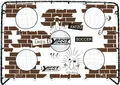 Best Sporting Fußballtor FATZO 213 x 152cm mit Netz und Torwand