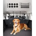 VEVOR Hunde Autobarriere einstellbare Trennwand Hundegitter (972 x 408 mm) Autoschutzgitter für die Rücksitze, Haustierbarriere aus Drahtgeflecht,