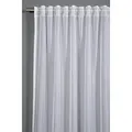 Gardinia Vorhang mit verdeckten Schlaufen und Gardinenband, Lichtdurchlässig, Transparent, Gardine Voile Uni, Weiß, 300 x 245 cm