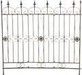 CLP Gartenzaun Mangold Eisen Steckzaun Landhausstil Rankzaun Garten Terrasse bronze