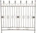 CLP Rankgitter Mangold, 1 St., 1er, flexibler Gartenzaun aus Eisen, 124 cm breit