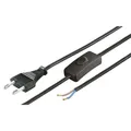 Wentronic NK 105 SWITCH S-150 1.5m SCHWARZ Netzkabel lo # 51350