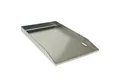 geda grill Grillplatte Plancha Edelstahl 49 x 30 x 4 cm (1-St), V2A Edelstahl massiv, mit Fettablauf. passt ODIN.
