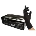 NITRAS BLACK SCORPION 8220, Einmalhandschuh aus Latex, schwarz XL 100 St.