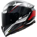 Ls2 Ff811 Vector Ii Carbon Savage Glänzend/Weiss/Rot/Grau M