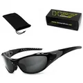HSE - SportEyes Sportbrille X-SIDE 2.0, Steinschlagbeständig durch Kunststoff-Sicherheitsglas grau