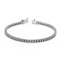 0,85 Carat Brillant-Schliff Diamant Tennis Armband 14 Karat Weißgold A70009