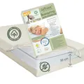 Softsan Boxspring Matratzen Encasing aus Bio Baumwolle | bis 30 cm Höhe | Anti Milben Schutzbezug | Weltneuheit | Viele Größen (140 x 200 x 30 cm)
