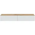 HÄNGESCHRANK mit 2 Klappen und 2 Aufbewahrungsnischen L180 cm - Kaway