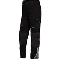 TRIUSO Flex-Line Kinder Bundhose Arbeitshose Reflex Cargohose Junior Hose (schwarz-grau, 122/128)