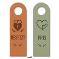 Frei Besetzt Herz Türhänger Vintage Herzdesign Türschild im lustigen Herzdesign, Dekoration