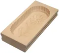 Butterform eckig Margerite aus Ahorn Holz Buttermodel Buttersturzform Form 125g