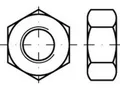 200 x Sechskantmuttern DIN 555 Polyamid M4 VE200, CAB FASTENING