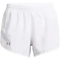 Under Armour Fly By 3in  Laufshorts Damen - weiß, Größe L