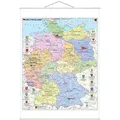 Deutschland politisch mit Wappen 1 : 700.000. Wandkarte mit Metallbeleistung von Heinrich Stiefel / Stiefel Eurocart GmbH / Bei Hugendubel