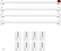 Retractable curtain rod ? white curtain rod 60-110 cm, variable length, can be