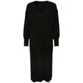 ONLY Shirtkleid Oversized Langarm ONLNEW TESSA (lang, 1-tlg) ONLNEW TESSA L/S MIDI V DRESS KNT NOOS schwarz M (38)