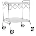 Kartell Gastone Servierwagen mit Rollen 68x62x70 cm - Silber