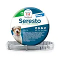 Seresto Elanco Halsband für kleine Hunde bis 8 kg: 7 bis 8 Monate wirksamer Schutz gegen Zecken und Flöhe, Länge 36 cm, 1,25 g + 0,56 g