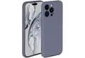ONEFLOW Handyhülle für iPhone 15 Pro Hülle Silikon Soft Case Blau Grau 6,1 Zoll, Silikonhülle Cover Dünn Handytasche TPU Schutzhülle mit Kameraschutz