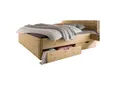 Natur24 Einzelbett Vita Doppelbett Kiefernholz Natur 140x200 cm