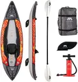 aufblasbare Kajak im Set für 1 Person Aqua Marina Memba 330 Paddelboot Kanu