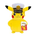 Pokémon PKW4689-20cm Plüsch - Captain Pikachu, offizielles Plüsch