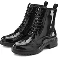 LASCANA Schnürboots schwarz-shiny Größe 41 - Schwarz - 41