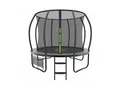 Juskys Trampolin SkyBounce M Ø 305 cm – Gartentrampolin mit PowerSpring Sprungfedern & Leiter