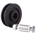 Schiebetürrolle Ø75 mm / 40 kg Tragkraft/MEA, Gußrolle, Schiebetorrolle, Schienenrolle, Holztor, Scheunentor, Stalltor,Rolltor mit Bolzen