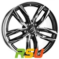 Damina Performance DM05 black polished 9x20" ET21 LK5 112 ML 66.6 Alufelgen 2...