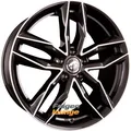 4x Damina Performance DM05 Black Polished 9x20 ET21 5x112