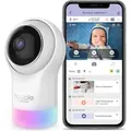 Hubble Babyphone mit Kamera Connected Nursery Pal Glow 7-Farben-Nachtlicht Raumt