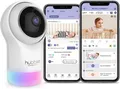 Hubble Babyphone mit Kamera Connected Nursery Pal Glow 7-Farben-Nachtlicht Raumt