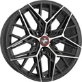 Keskin KT25 Pearl black front polish 8.5x20 ET45 - LK5/114.3 ML72.6 Alufelge schwarz