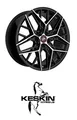 4x Keskin KT25 8,5x20 5/114,3 ET45 Black Front Polish
