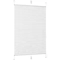 Sekey Plissee Faltrollo Klemmfix ohne Bohren Weiß 60x200cm