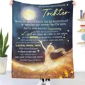Kuscheldecke Flauschige Decke an unsere Tochter von Eltern 150×200cm, Geschenke