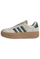 adidas Damen VL Court Bold Shoes, Cream White/Collegiate Green/Magic beige, 40 EU