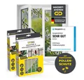 EASYmaxx Insektenschutz-Fensterrahmen Insect Protect, (2-St), Schutz vor Insekten, Moskitos, Fliegen mit Magneten einfache Montage