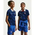 Nike Fußballtrikot Frankreich 2026 Heimstadion Replika-Fußballtrikot (Kinder) mit Dri-FIT-Technologie, mit Allover-Print L (152/158)
