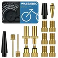 WATSABRO Fahrradventil Adapter Set, Fahrrad Adapter Französisch Ventil, Auto Ventil Adapte, Luftpumpe, Kompressor Ventil Adapter