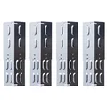TAINO Universal-Brennerabdeckung Set Edelstahl größenverstellbar Tropfschutz Flammenverteiler (4er Set Universal)