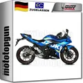 exhaust zugelassen suono edelstahl mivv fur suzuki gsx 250 r 2019 19 2020 20