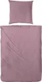 Vario Bettwäsche Satin uni marsala, 135 x 200 cm