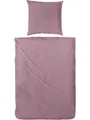 Vario - Zum Wohlfühlen gemacht Bettwäsche Vario Bettwäsche Satin uni marsala, 135 x 200 cm