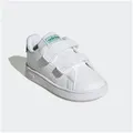adidas Sportswear ADVANTAGE LIFESTYLE COURT TWO HOOK-AND-LOOP Sneaker Design auf den Spuren des adidas Stan Smith, für Kinder weiß 22 EU